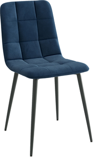 Стул ВоБаза Милан Синий/Черный