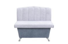 Кухонный диван ТопМебель Альт, размер 100х56 см, обивка турецкий флок, антикоготь, серый