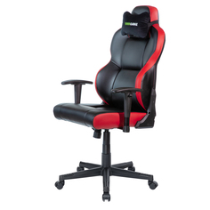 Компьютерное кресло VMMGAME UNIT UPGRADE с регулируемой спинкой, кожа, Черно-красный