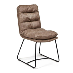 Комплект стульев 2 шт MASON (mod. 8255) металл/ткань 45х64х91 см серый (MF-06)/черный Tet Chair