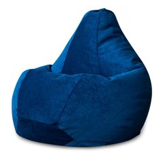Кресло-мешок Синий Микровельвет 3XL Dreambag