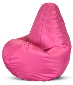 Кресло-мешок PUFLOVE Груша XXXL, розовый оксфорд