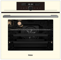 Встраиваемый электрический духовой шкаф Haier HOX-FP5ACG бежевый