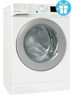 Стиральная машина Indesit BWSE 81293X WSV RU белая + мешок для стирки белья