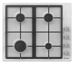 Встраиваемая варочная панель газовая Candy CHG6LW белый