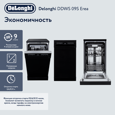 Посудомоечная машина Delonghi DDWS09S Erea Black Delonghi