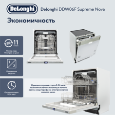Встраиваемая посудомоечная машина Delonghi DDW 06 F Supreme nova Delonghi
