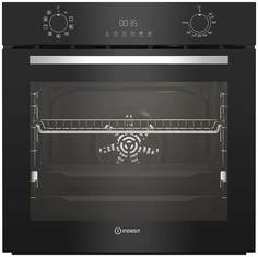 Встраиваемый электрический духовой шкаф Indesit IFE 4841 J BL серебристый, черный