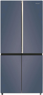 Холодильник Weissgauff WCD 590 NoFrost Inverter Premium Biofresh Blue Glass синий