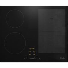Встраиваемая варочная панель индукционная Miele KM7404 FX черная