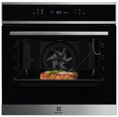 Встраиваемый электрический духовой шкаф Electrolux COE7P31X2 silver, black