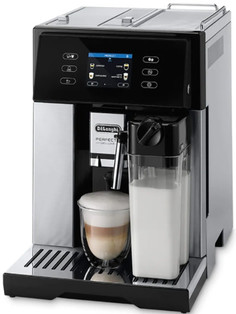 Автоматическая кофемашина DeLonghi Perfecta Deluxe ESAM460.80.MB, серебристый, черный No Brand