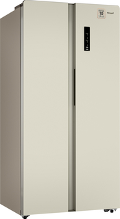 Холодильник Weissgauff WSBS 600 Be NoFrost Inverter Water Dispenser бежевый
