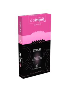 Презервативы с точками и рёбрышками DOMINO Classic Extase - 6 шт., (2шт.)