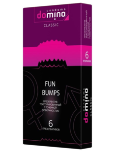 Текстурированные презервативы DOMINO Classic Fun Bumps - 6 шт., (2шт.)