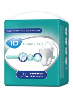 Подгузники-трусики для взрослых iD Pants р. L 10 шт.