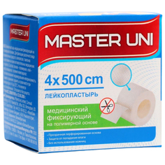 Лейкопластырь Master Uni на полимерной основе 4 х 500 см