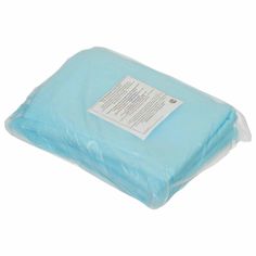 Простынь н/с 140х70см спанбонд пл.25, голубая, 20шт/уп No Brand