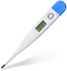 Термометр медицинский BestDoctor электронный градусник безртутный голубой