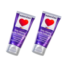 Гель-смазка интимная Masculan Ультра скольжение 50мл, 2 шт