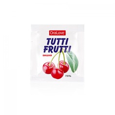 Оральный гель Биоритм Tutti-Frutti со вкусом сочной вишни, 5 шт по 4 г