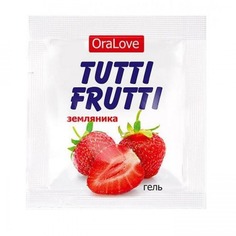 Оральный гель Биоритм Tutti-Frutti со вкусом земляники, 5 шт по 4 г