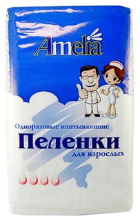 Пеленки для взрослых Амелия 60х90 см 20 шт. Amelia