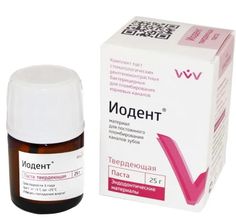 Твердеющая иодоформная паста Иодент 25 г Торговый дом "ВладМиВа"