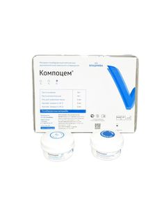 Набор композитного пломбировочного материала Компоцем оттенок В2 паста-паста 14 г+14 г Владмива