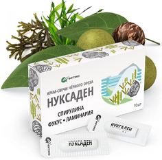 Крем-свечи для женского здоровья Нуксаден Спирулина, Ламинария Русские корни 10 шт
