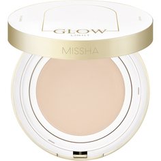 Тональный кушон MISSHA Glow Cushion Light с коллагеном тон 21P Fair, 13 г