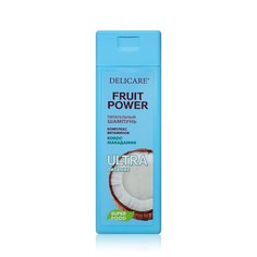 Шампунь для волос Delicare Fruit Power кокос Питание и Гладкость 280мл