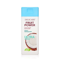 Бальзам для волос Delicare Fruit Power " Питание и Гладкость " кокос 240мл