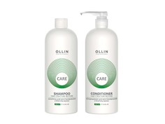 Набор Ollin Professional OLLIN Care Восстановление Шампунь 1000мл и Кондиционер 1000мл