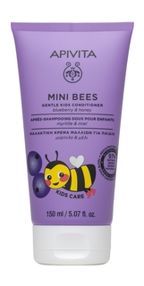 Кондиционер для волос Apivita Mini Bees Gentle Kids Conditioner с черникой