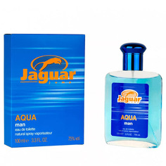 Туалетная вода для мужчин Абар Jaguar Jump Aqua цитрусовый спрей 100 мл в футляре