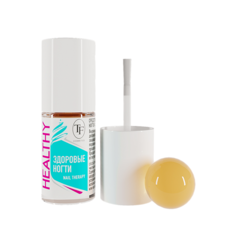 Лак лечение для ногтей TF Cosmetics Healthy Здоровые ногти натуральный беж 8 мл