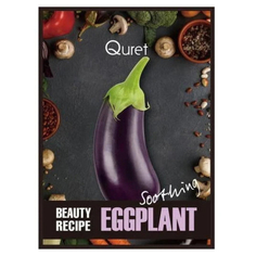 Маска для лица Quret Eggplant с экстрактом баклажана, успокаивающая, 25 мл
