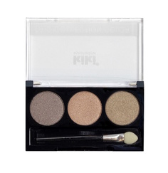 Тени для век 3-х цветные Kiki Shadow Trio Collection Color тон 104 2,4 г