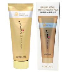 Lebelage Маска-пленка для лица с экстрактом золота / Heeyul 24K Gold Peel Off Pack, 150 мл