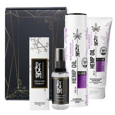 BeOn Подарочный набор 9 Восстановление + Сквалан / Hemp Oil (шампунь 400 мл + бальзам