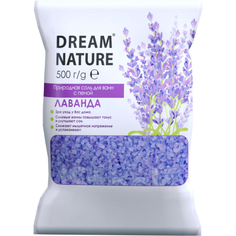 Соль Dream Nature с пеной для ванн Лаванда 500 г, (4шт.) Евро Тек