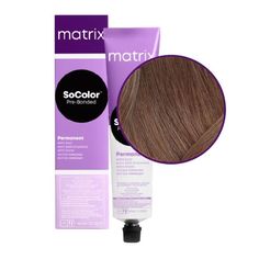 Matrix Крем-краска для седых волос / SoColor Pre-Bonded 506NV, темный блондин натуральный