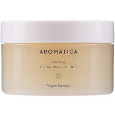 Щербет Aromatica очищающий масло канолы, масло семян бабассу Orange Cleansing sherbet 90г