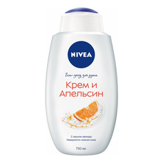 Гель-уход для душа Nivea Крем апельсин 750 мл