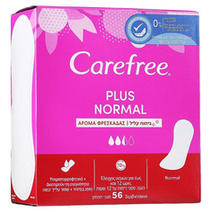 Ежедневные прокладки Carefree Plus Normal 2,5 капли легкий аромат свежести 56 шт х 1 уп