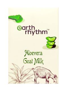 Мыло для тела с алоэ вера и козьим молоком Earth Rhythm Aloe Vera Gel & Goat Milk Soap