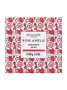 Восстанавливающее парфюмированное мыло Benamor Rose Amelie Revitalizing Perfume Soap