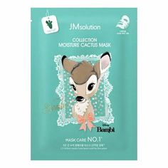 JMsolution Маска тканевая увлажняющая с экстрактом кактуса / Disney Сollection Moisture