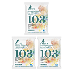 Маска альгинатная Sativa Освежающая №103 3 шт. по 15 г